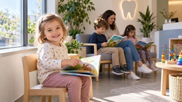 Guide pour une visite rapide chez le dentiste avec trois enfants